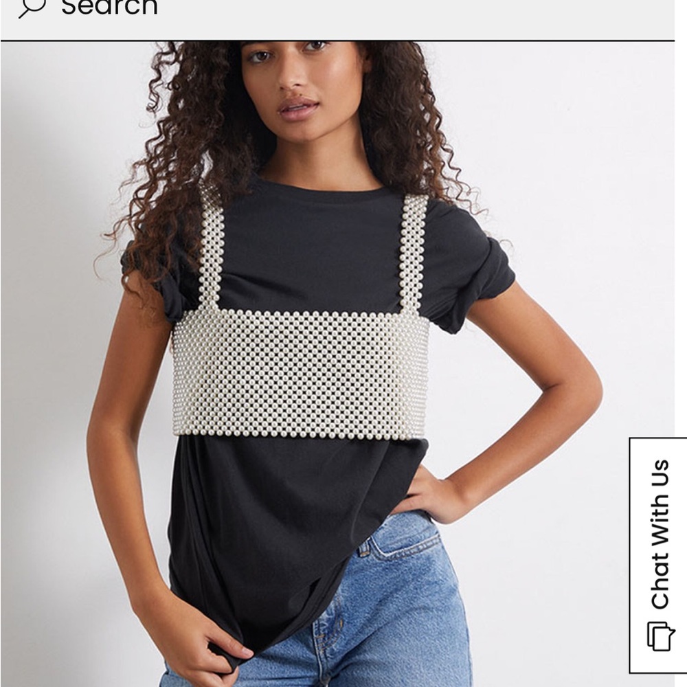 PacSun Pearl Tank Top
